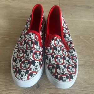Brand new Mickey Mouse Slip-on shoes from Disneyland Park